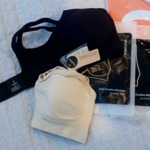 Two Size Large Shapermint Truekind Wirefree Bras